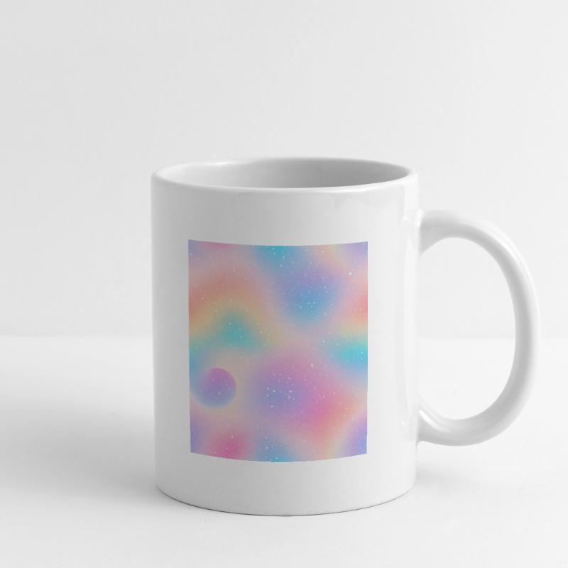 L’œil dans l’abstraction Mug blanc