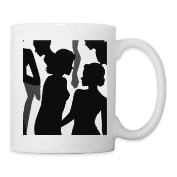 Character shadows - Mug - white - Right