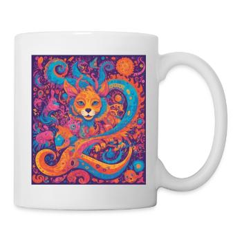 A fantastic creature in a colorful worldFantast - Mug - white - Right