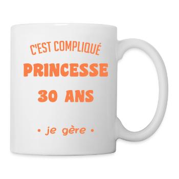 Woman Princess Birthday 30 Years - Mug - white - Right