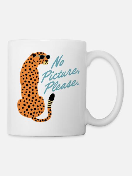 Guépard des Paparazzis - Mug blanc - blanc