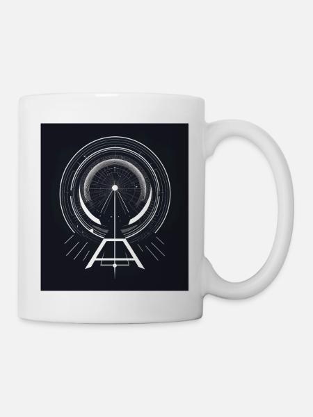 Abstract Geometric GraphicsAbstract Graph - Mug - white