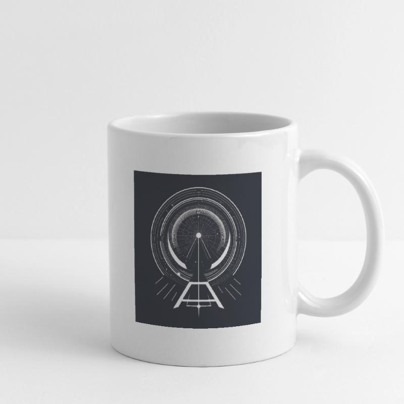 Abstract Geometric GraphicsAbstract Graph Mug