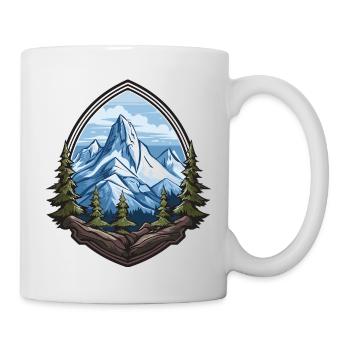 Mountains Mountaineering - Mug - white - Right