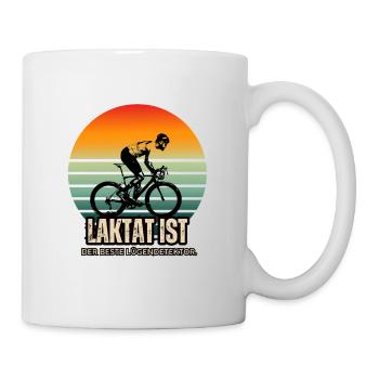 Le cyclisme sur route n’est pas une blague : le lactate non plus. - Mug blanc - blanc - Droite