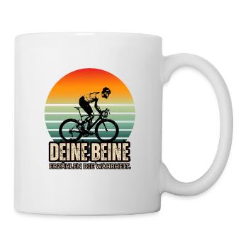 Das Shirt für nach dem group ride. - Tasse - Weiß - Rechts