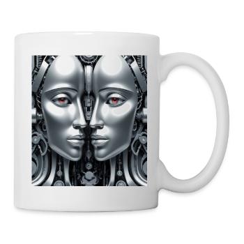 Robotergestützte mechanische Fläche - Tasse - Weiß - Rechts