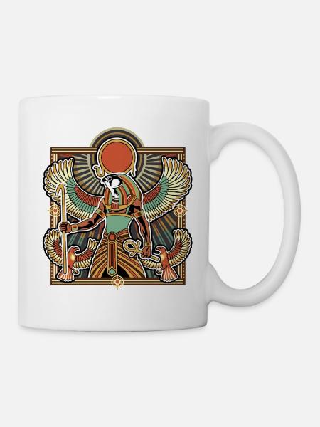 RA Gott der Sonne ÄGYPTEN - Tasse - Weiß