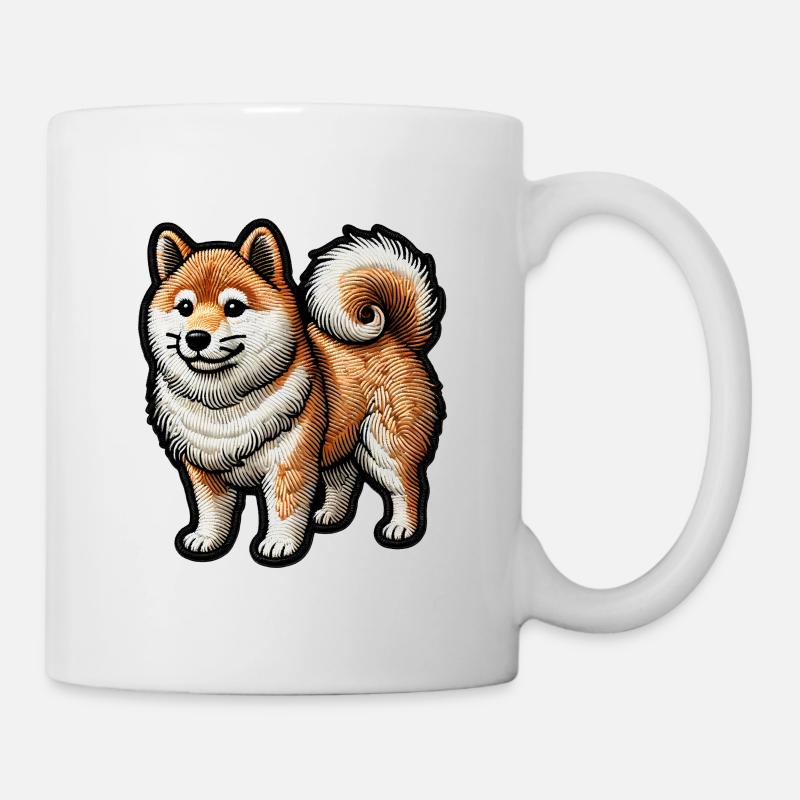 Signature Shiba Inu - Mug blanc - blanc