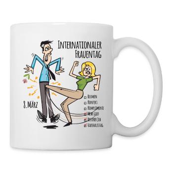 Journée internationale de la femme (édition du 8 mars) - Mug blanc - blanc - Droite
