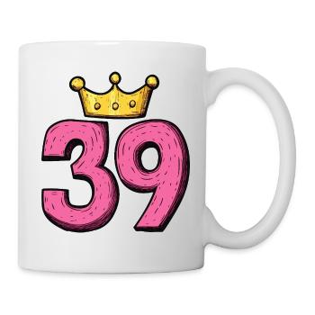 39 Number Crown - Mug - white - Right