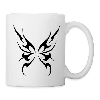 Neo tribal butterfly - Mug - white - Right