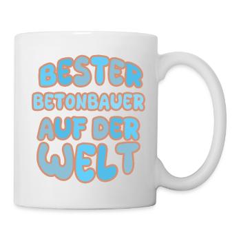 Gift for concrete worker - Mug - white - Right
