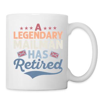 A Legendary Mailman Has Retired Postal Worker Mail - Mug - white - Right