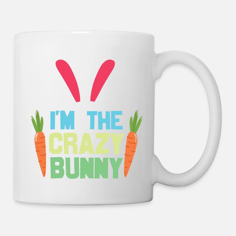 Je suis le lapin fou - Mug blanc - blanc