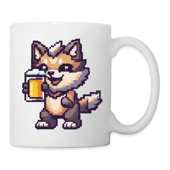 Wolf Pixel Beer - Mug - white - Right