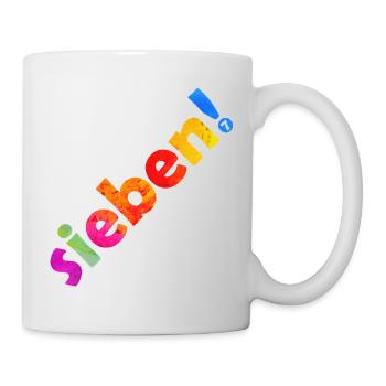 SIEBEN 7 JAHRE 7. GEBURTSTAG - Tasse - Weiß - Rechts