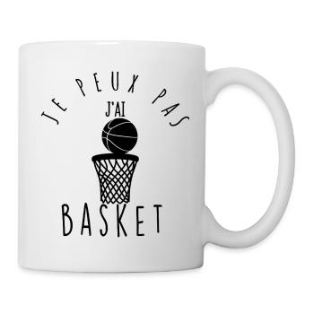 I can't, I have basketball. - Mug - white - Right