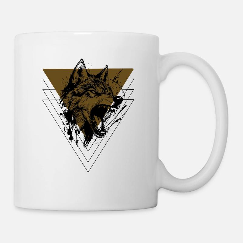 WOLF - Tasse - Weiß