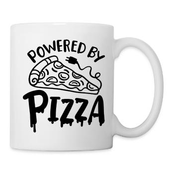 Powered by pizza - Mug - white - Right