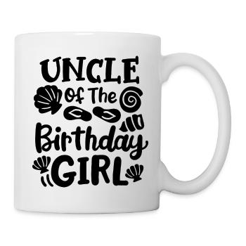 Uncle of the birthday girl - Mug - white - Right