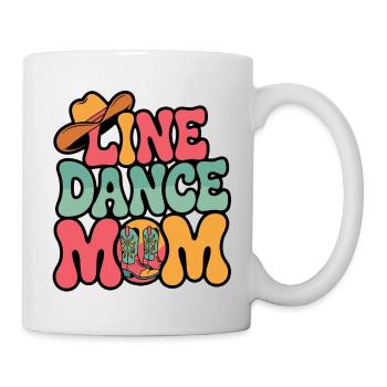 Line Dance Mom Line Dance Mom Cadeau - Mug blanc - blanc - Droite