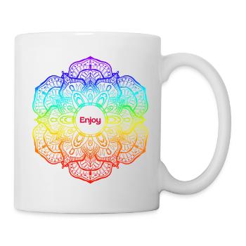 Enjoy - Tasse - Weiß - Rechts