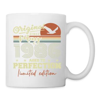 Mai 1986 | Mai 1986 Mai 1986 Geburtstagsgeschenk - Tasse - Weiß - Rechts