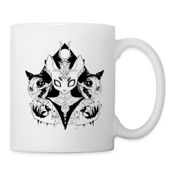 Neko Mori Ägyptische Katze - Tasse - Weiß - Rechts