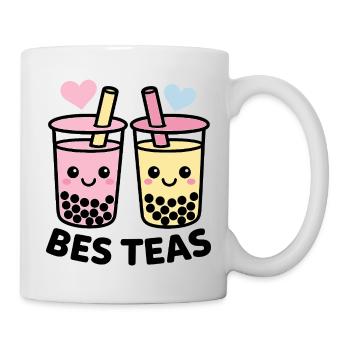 Best Friends - Tasse - Weiß - Rechts