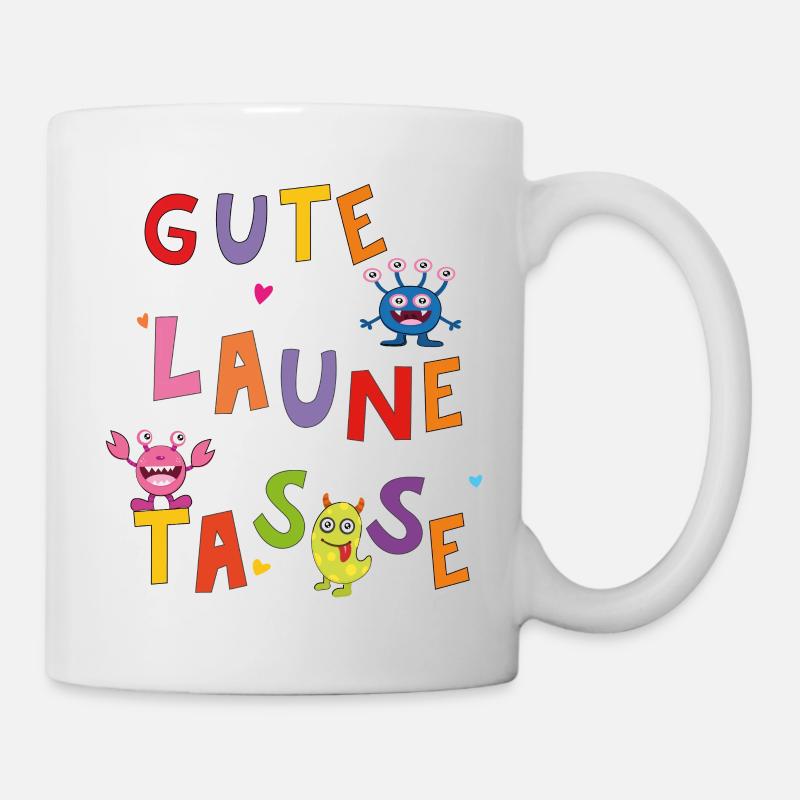 bonne humeur Mug - Mug blanc - blanc