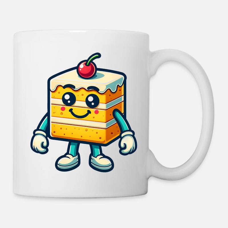 Happy cake - Mug - white