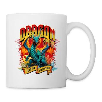 Dragon Fantasy Magic Mysticism Mythology Creature - Mug - white - Right