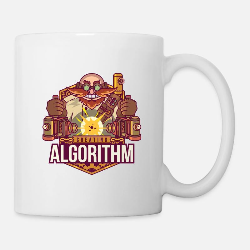 Software-Algorithmus - Tasse - Weiß