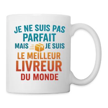 Le meilleur livreur du monde - Mug blanc - blanc - Droite