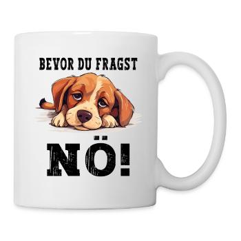 Before You Ask Nope No Dog Funny Saying Humor - Mug - white - Right