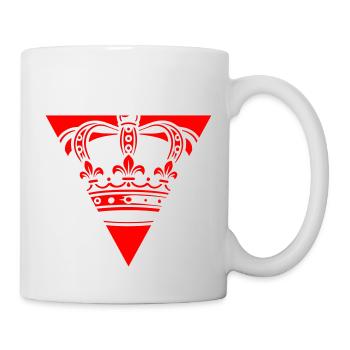 Couronne - Mug blanc - blanc - Droite