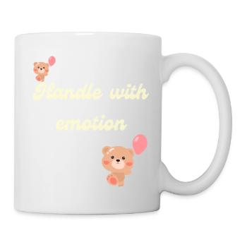 Handle With Emotion – Pastel Mental Health Aware - Mug - white - Right