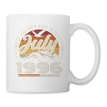 Juli 1996 Geschenk zum 29-jährigen Jubiläum Juli 1996 - Tasse - Weiß - Rechts