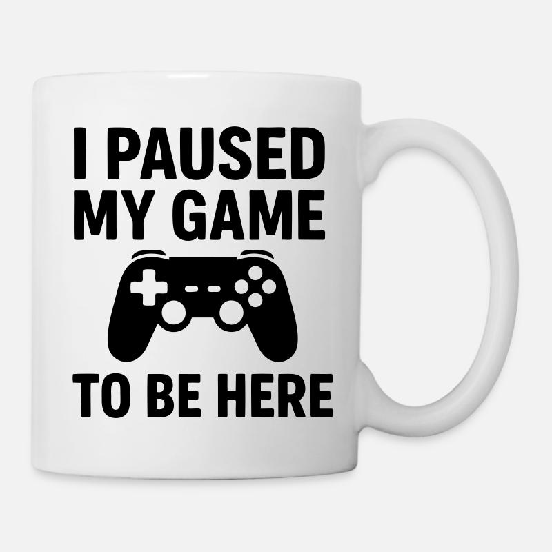 0004 Soyez ici - Mug blanc - blanc