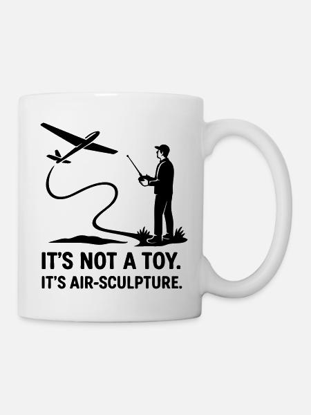 0005 air sculpture - Tasse - Weiß