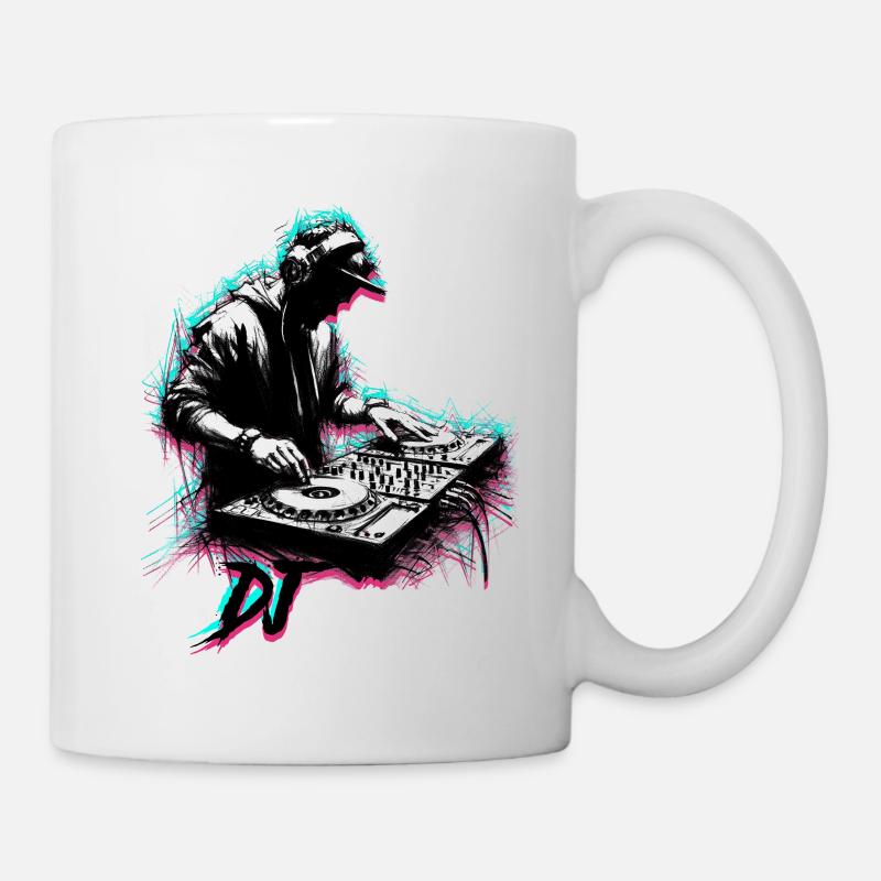 DJ - Tasse - Weiß