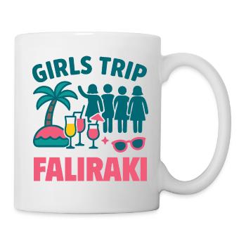Filles Trip Faliraki Party Chemise - Mug blanc - blanc - Droite