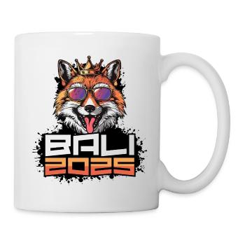 Bali 2025 Party Fuchs - Tasse - Weiß - Rechts