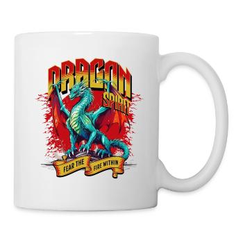 Dragon Fantasy Magic Mysticism Mythology Creature - Mug - white - Right