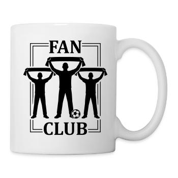 Fussball Fan Club Team - Tasse - Weiß - Rechts