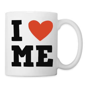 I LOVE ME - Tasse - Weiß - Rechts