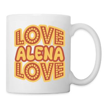 Alena comme prénom - Mug blanc - blanc - Droite