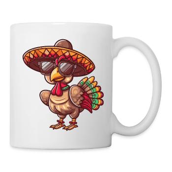 Turquie Bande dessinée drôle Sombrero - Mug blanc - blanc - Droite