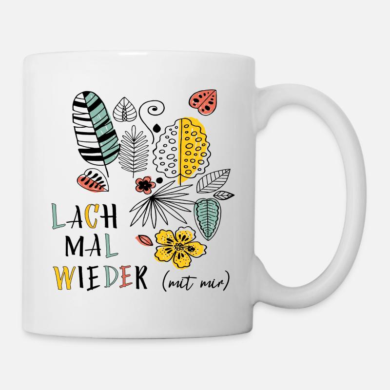 Gute Laune - Tasse - Weiß